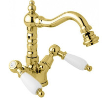 Смеситель для биде Cezares First-BS2-03/24-Bi Золото 24 карат