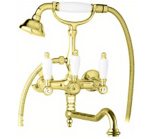 Смеситель для ванны Cezares First VDF FIRST-VDF-03/24-Bi Золото 24 карат