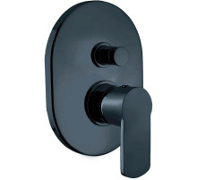 Смеситель для душа Cezares Glam GLAM-VDIM-NOP Черный матовый