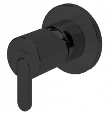 Смеситель для душа Cezares LEAF-DIM-NOP Черный матовый