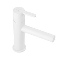 Смеситель для раковины Cezares Leaf LEAF-LSM1-BIO Белый матовый