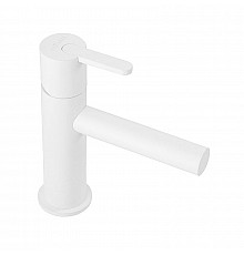 Смеситель для раковины Cezares Leaf LEAF-LSM1-BIO Белый матовый