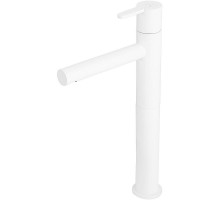 Смеситель для раковины Cezares Leaf LEAF-LC1-BIO Белый матовый