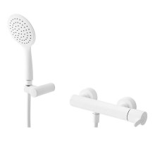 Смеситель для душа Cezares Leaf LEAF-D-BIO Белый матовый