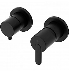 Смеситель для душа Cezares Leaf LEAF-VDIM3-NOP Черный матовый