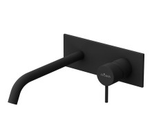 Смеситель для раковины Cezares Leaf LEAF-BLI1-L-NOP Черный матовый