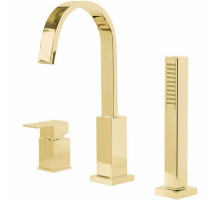 Смеситель на борт ванны Cezares UNIKA-BVD3-03/24 Золото