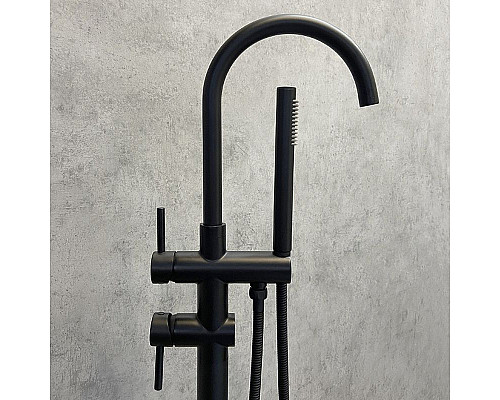 Заказать Смеситель для ванны Comforty FE018M-CMT 00004149951 Черный в магазине сантехники Santeh-Crystal.ru