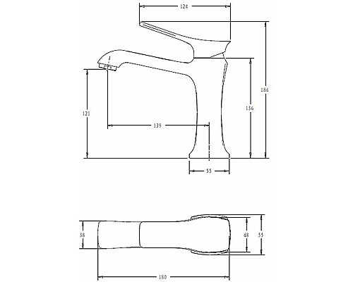 Заказать Смеситель для раковины Comforty FC066A-CCT 00-00004520 Хром в магазине сантехники Santeh-Crystal.ru