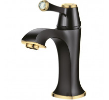 Смеситель для раковины Creavit Elegant EG1500-S Черный Золото