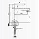 Приобрести Смеситель для раковины Creavit Sharp SR1500G Золото в магазине сантехники Santeh-Crystal.ru