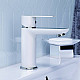 Приобрести Смеситель для раковины Damixa Origin Elegance 840210000 Хром Белый в магазине сантехники Santeh-Crystal.ru