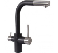 Смеситель для кухни Florentina Кристалл 333.32H.2123.102 Черный