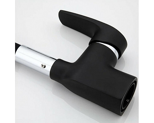 Заказать Смеситель для кухни Frap F4453-04 Черный матовый в магазине сантехники Santeh-Crystal.ru