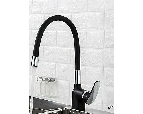 Заказать Смеситель для кухни Frap F4453-04 Черный матовый в магазине сантехники Santeh-Crystal.ru