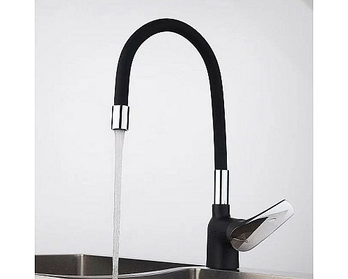 Заказать Смеситель для кухни Frap F4453-04 Черный матовый в магазине сантехники Santeh-Crystal.ru