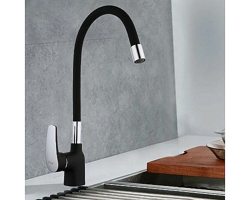 Заказать Смеситель для кухни Frap F4453-04 Черный матовый в магазине сантехники Santeh-Crystal.ru