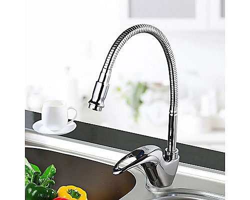 Приобрести Смеситель для кухни Frap F4303-1 Хром в магазине сантехники Santeh-Crystal.ru