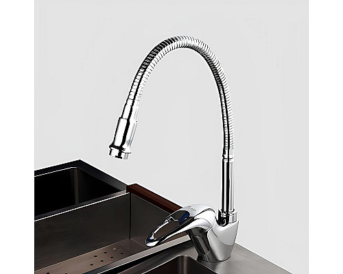 Приобрести Смеситель для кухни Frap F4303-1 Хром в магазине сантехники Santeh-Crystal.ru