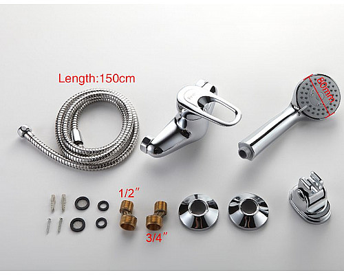 Приобрести Смеситель для душа Frap H04 F2004 Хром в магазине сантехники Santeh-Crystal.ru