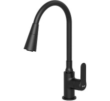 Смеситель для кухни Frap H17-6 F4417-6 Черный матовый