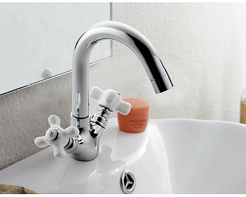 Заказать Смеситель для раковины Frap H18 F1318 Хром в магазине сантехники Santeh-Crystal.ru