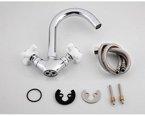 Заказать Смеситель для раковины Frap H18 F1318 Хром в магазине сантехники Santeh-Crystal.ru