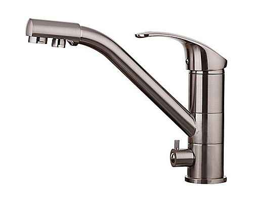 Заказать Смеситель для кухни Frap H21-5 F4321-5 Сатин в магазине сантехники Santeh-Crystal.ru