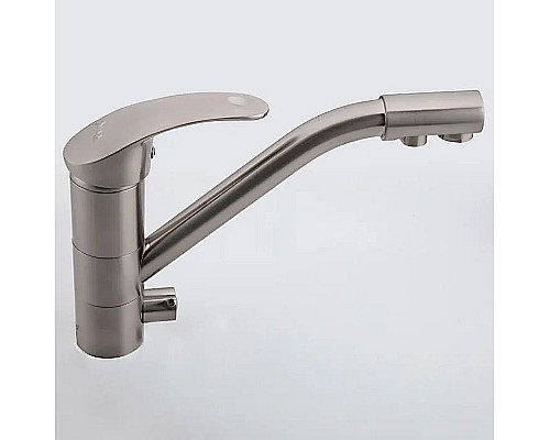 Заказать Смеситель для кухни Frap H21-5 F4321-5 Сатин в магазине сантехники Santeh-Crystal.ru