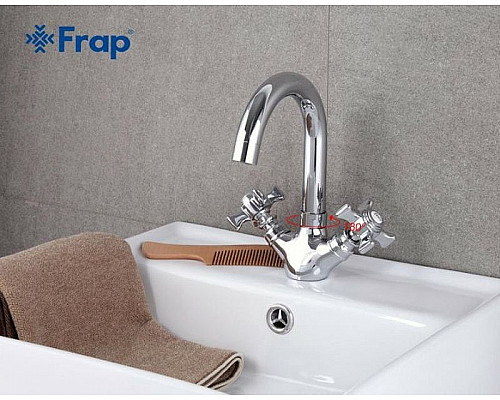 Заказать Смеситель для раковины Frap H24 F1324 Хром в магазине сантехники Santeh-Crystal.ru