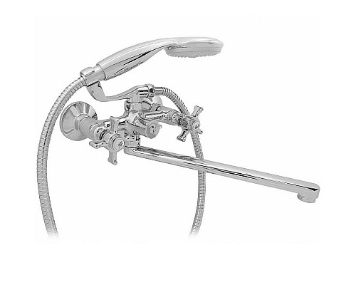 Заказать Смеситель для ванны Frap H24 F2224 универсальный Хром в магазине сантехники Santeh-Crystal.ru