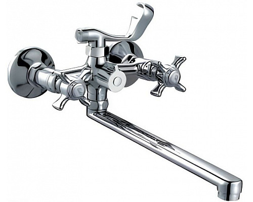 Заказать Смеситель для ванны Frap H24 F2224 универсальный Хром в магазине сантехники Santeh-Crystal.ru