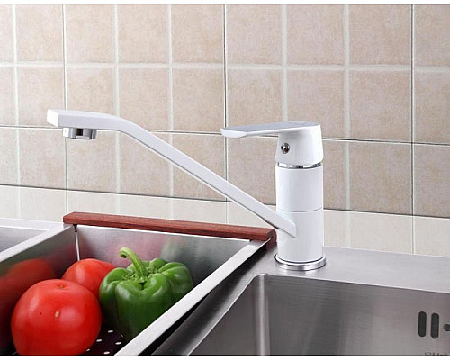 Santeh-Crystal.ru: Смеситель для кухни Frap H31 F4931 Белый Хром Приобрести Смеситель для кухни Frap H31 F4931 Белый Хром в магазине сантехники Santeh-Crystal.ru