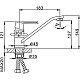 Приобрести Смеситель для кухни Frap H31 F4931 Белый Хром в магазине сантехники Santeh-Crystal.ru