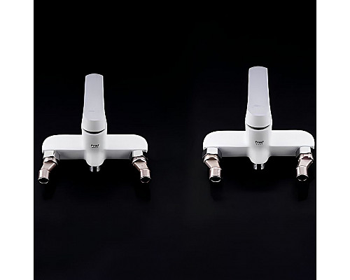 Заказать Смеситель для ванны Frap H31 F2231 универсальный Белый Хром в магазине сантехники Santeh-Crystal.ru