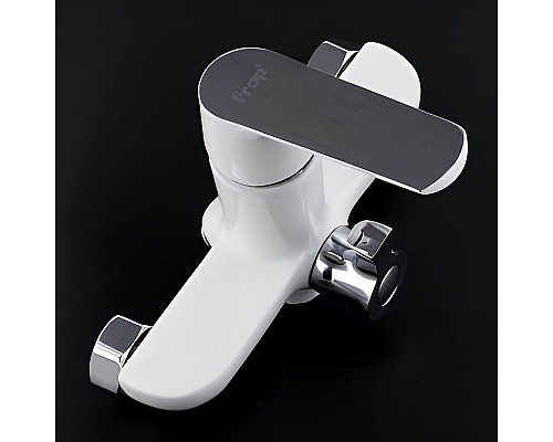 Заказать Смеситель для ванны Frap H31 F2231 универсальный Белый Хром в магазине сантехники Santeh-Crystal.ru