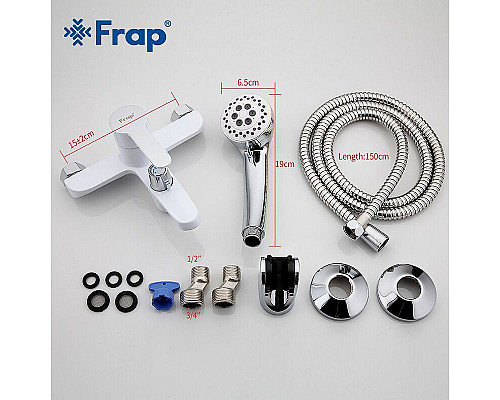 Santeh-Crystal.ru: Смеситель для ванны Frap H41 F3241 Белый Хром Приобрести Смеситель для ванны Frap H41 F3241 Белый Хром в магазине сантехники Santeh-Crystal.ru