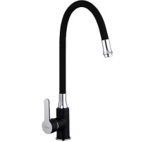 Смеситель для кухни Frap H42 F4042 Черный матовый Хром