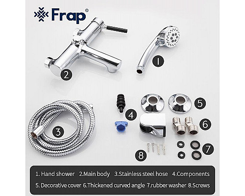 Santeh-Crystal.ru: Смеситель для ванны Frap H44 F3244 Хром Заказать Смеситель для ванны Frap H44 F3244 Хром в магазине сантехники Santeh-Crystal.ru