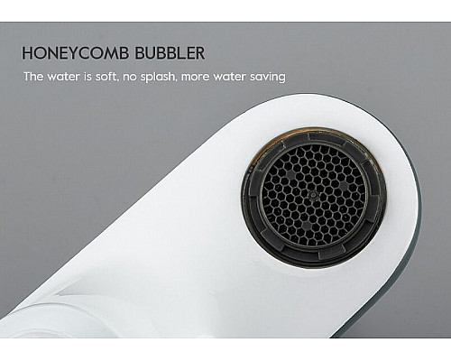 Приобрести Смеситель для ванны Frap H49 F3249 Белый Хром в магазине сантехники Santeh-Crystal.ru