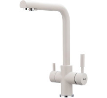 Смеситель для кухни Frap H52 F4352-24 Молочный