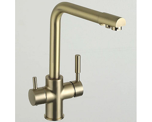 Santeh-Crystal.ru: Смеситель для кухни Frap H52 F4352-3 Сатин золотой Купить Смеситель для кухни Frap H52 F4352-3 Сатин золотой в магазине сантехники Santeh-Crystal.ru