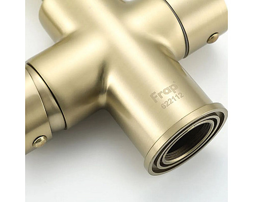 Santeh-Crystal.ru: Смеситель для кухни Frap H52 F4352-3 Сатин золотой Купить Смеситель для кухни Frap H52 F4352-3 Сатин золотой в магазине сантехники Santeh-Crystal.ru