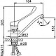 Купить Смеситель для кухни Frap H54 F4554-2 Хром в магазине сантехники Santeh-Crystal.ru