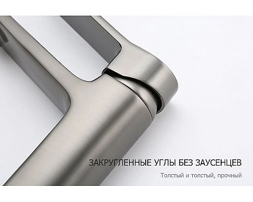 Купить Смеситель для раковины Frap H62-9 F1062-29 Оружейная сталь в магазине сантехники Santeh-Crystal.ru