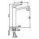 Купить Смеситель для раковины Frap H62 F1062-2 Черный матовый в магазине сантехники Santeh-Crystal.ru