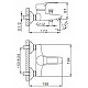 Приобрести Смеситель для ванны Frap H63 F3063 Хром в магазине сантехники Santeh-Crystal.ru