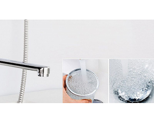 Заказать Смеситель для ванны Frap H63 F2263 универсальный Хром в магазине сантехники Santeh-Crystal.ru