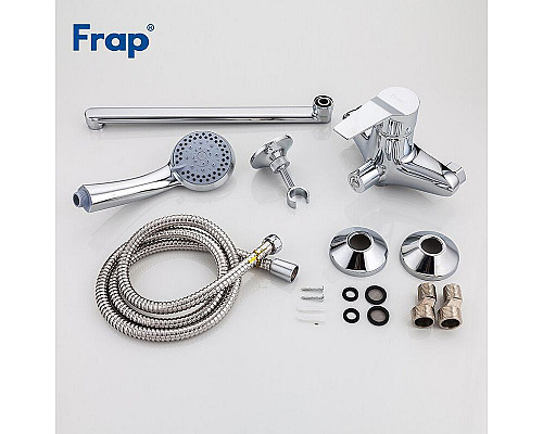 Заказать Смеситель для ванны Frap H63 F2263 универсальный Хром в магазине сантехники Santeh-Crystal.ru