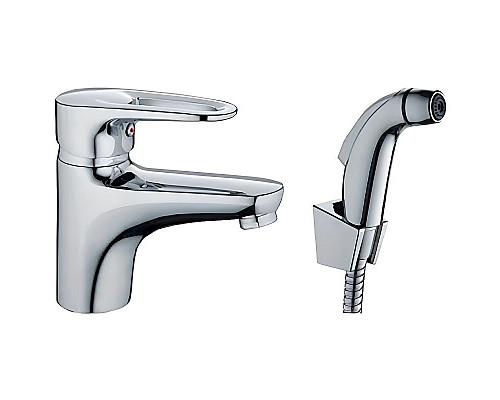 Купить Смеситель для раковины Frap H68 F1268 с гигиеническим душем Хром в магазине сантехники Santeh-Crystal.ru